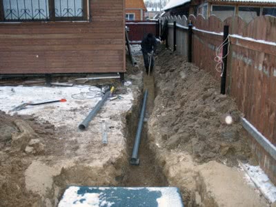 Уклон наружной канализационной трубы - важен правильный расчет