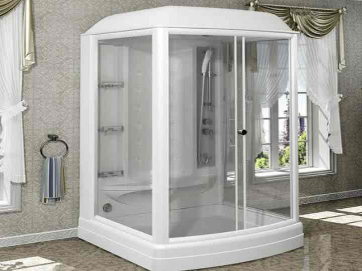 Паровая баня возможна лишь в кабинке с закрытой конструкцией