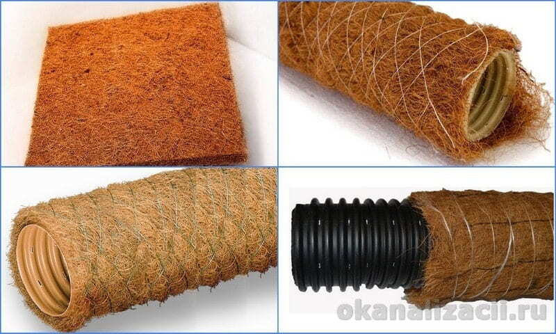 фильтр для трубы из кокосового волокна