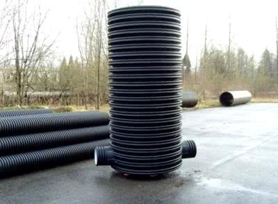 пластиковые трубы для канализационного колодца