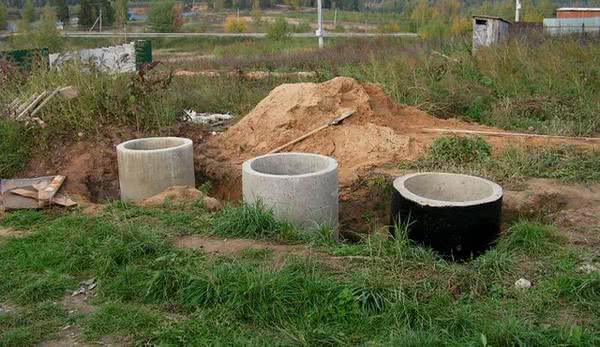 канализация для частного дома из бетонных колец