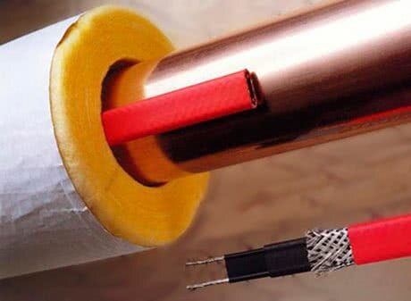 Термоизоляция греющего кабеля