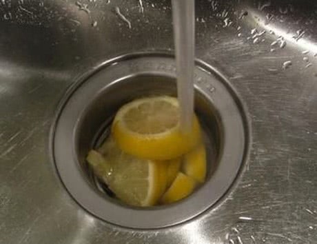 Лимон от засоров мойки