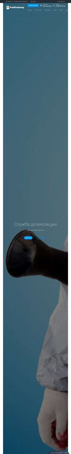 Предпросмотр для profdezgroup.ru — ПрофДезГрупп