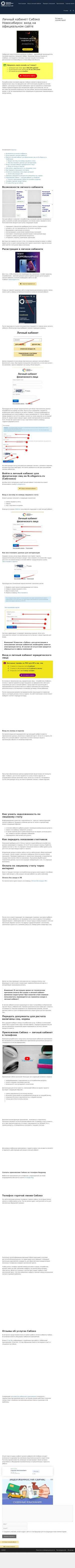 Предпросмотр для sibecokabinet.ru — Сибэко