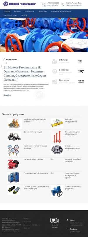 Предпросмотр для energosnab-omsk.ru — ПКФ Энергоснаб