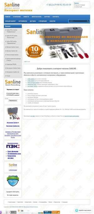 Предпросмотр для sanline-market.ru — Sanline-Market Официальный дилер